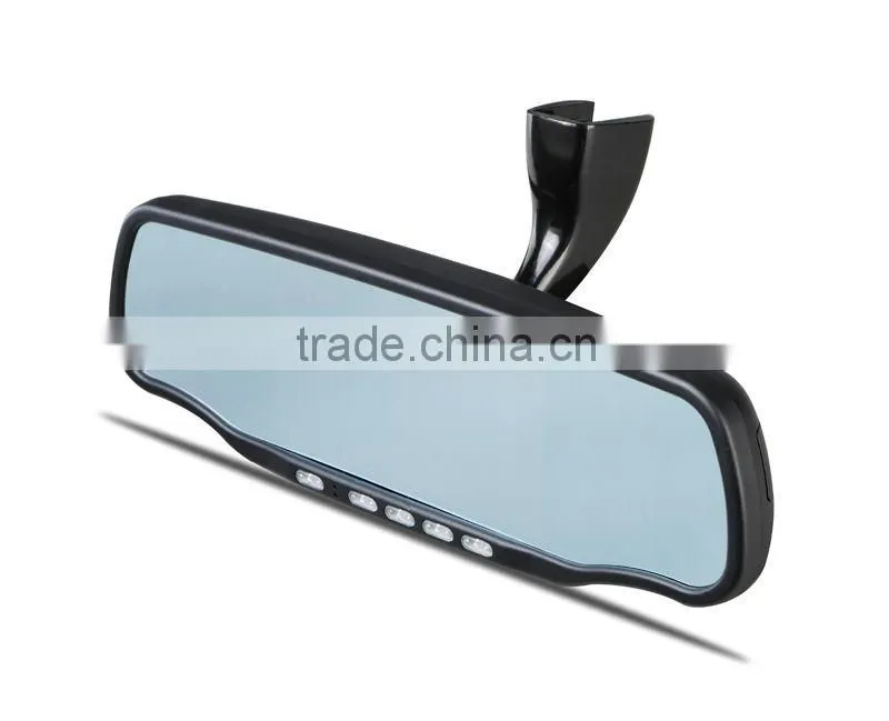 2013!Full-Armed rear-view mirror GPS, 5inch capacitive screen, GPS+DVR+AVIN+Bluetooth(V50)