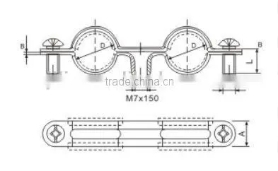M7 double clamps