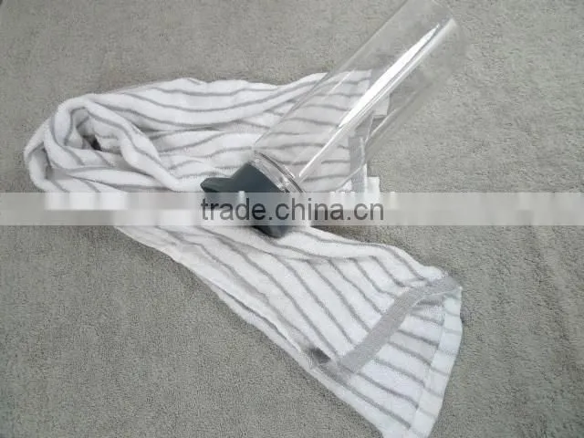 Soft 100% Bamboo Fiber Dobby Stripe Towel