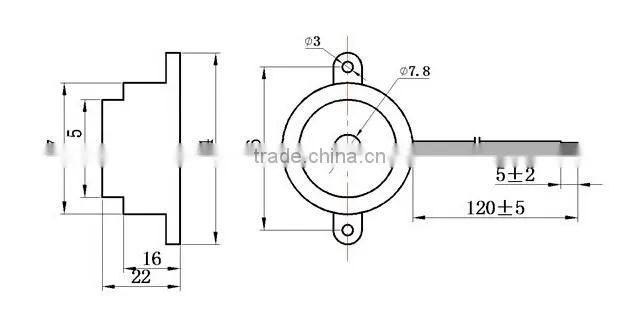 FBPB3022 220VAC 110db electronic buzzer Piezoelectric active alarm (FBELE)