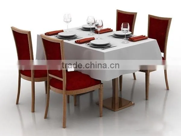 4 person hideaway dining table and chair set YR7024