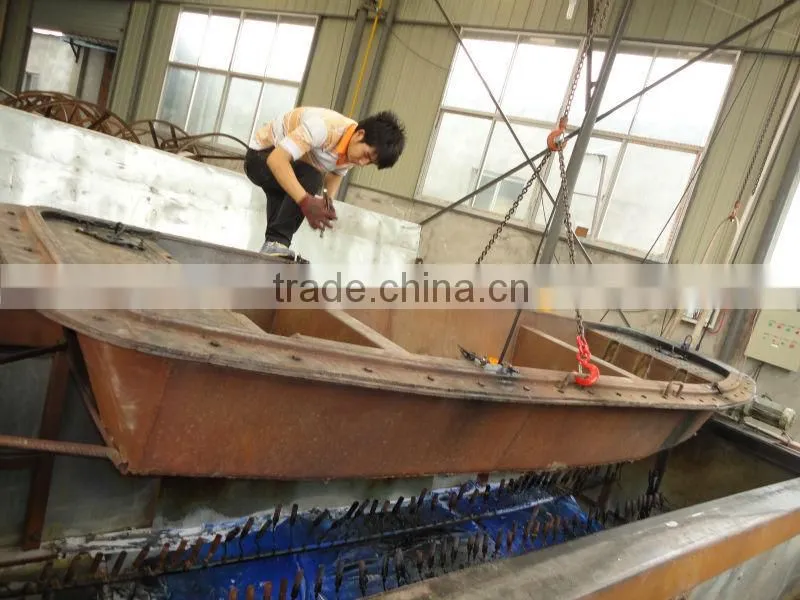 6 meters river cleaning plastic boat