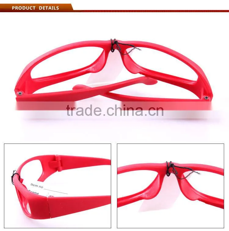 Colorful frame plastic kid glasses for party outdoor sport use are availble