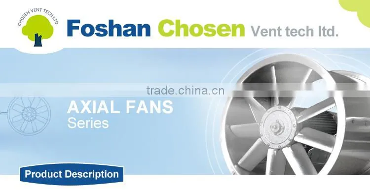 Industrial explosion proof heat resistant materials fans axial fan