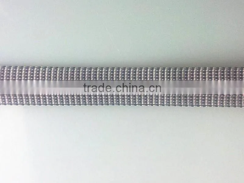 Custom logo jacquard woven pattern band tape pp webbing