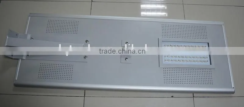 80W All-in-one Solar Powered LED Street Lighting