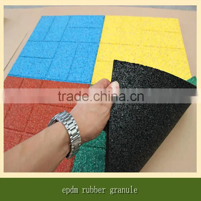 Multicolored natural recycled raw granulate crumb epdm rubber granule prices