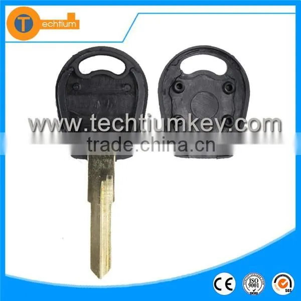 car transponder key cover shell case fob with uncut blade replacement key for vw jetta