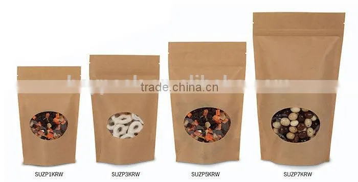 kraft paper side gusset coffee packaging bag