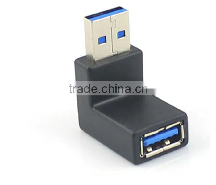 Male to Female 90 Degrees Right Angle USB 3.0 Conversion Adapter