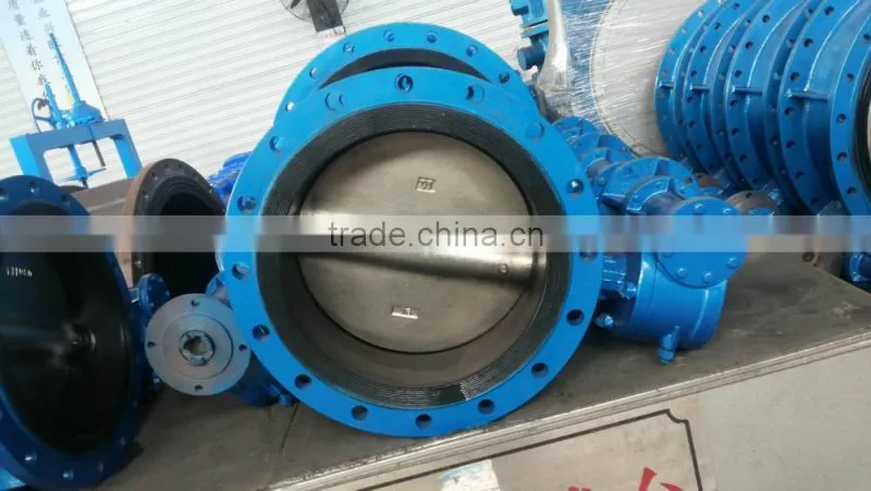 Rubber seat flange handles Wafer Butterfly Valve