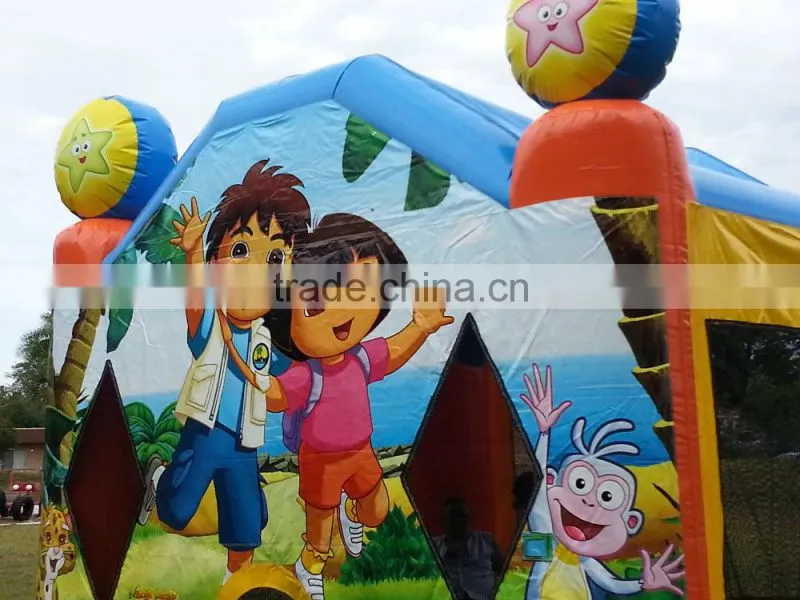 Dora theme explorer inflatable bounce house for sale