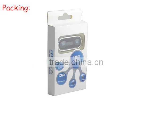Wholesale Factory 3.5mm In-car Wireless Car Fm Transmitter , Stereo Wireless FM Transmitter For Car MP3 Player