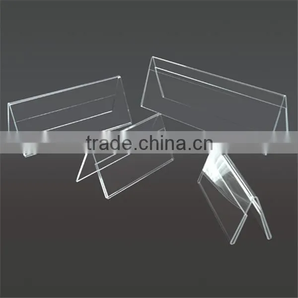 Different design double sized plactic acrylic sign holder