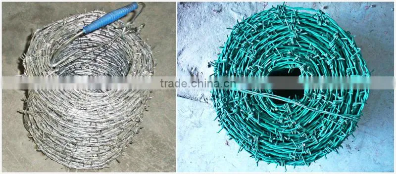 DOUBLE STRAND DOUBLE TWISTED BARBED WIRE