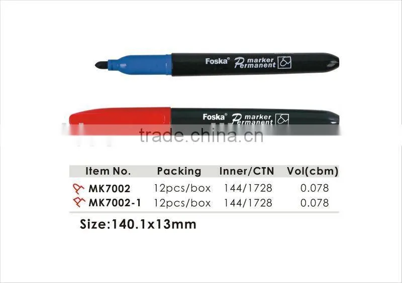 Good quality plastic permanent marker