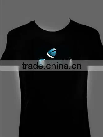 low price sound activated EL panel for T-shirt