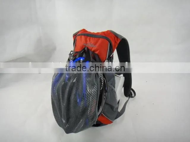 Custom Helmet Holder Hydration Bag Bicycle Backpack With Water Bladder