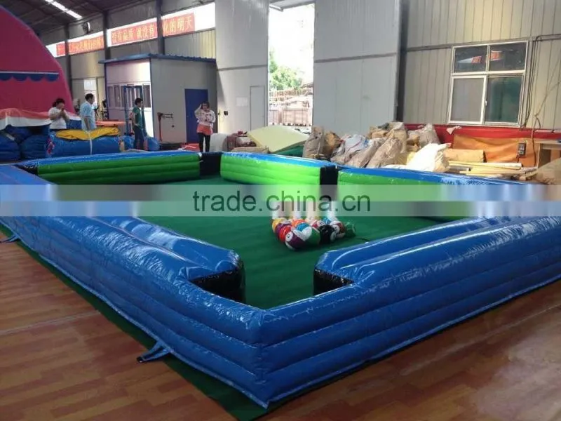 Good quality fashion fancy inflatable snookball table for sale