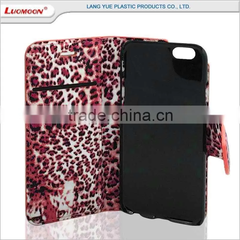 separable with double card slot leopard pattern 2 in 1 c smart leather flip cover case for xiaomi mi5 4 3 2 1