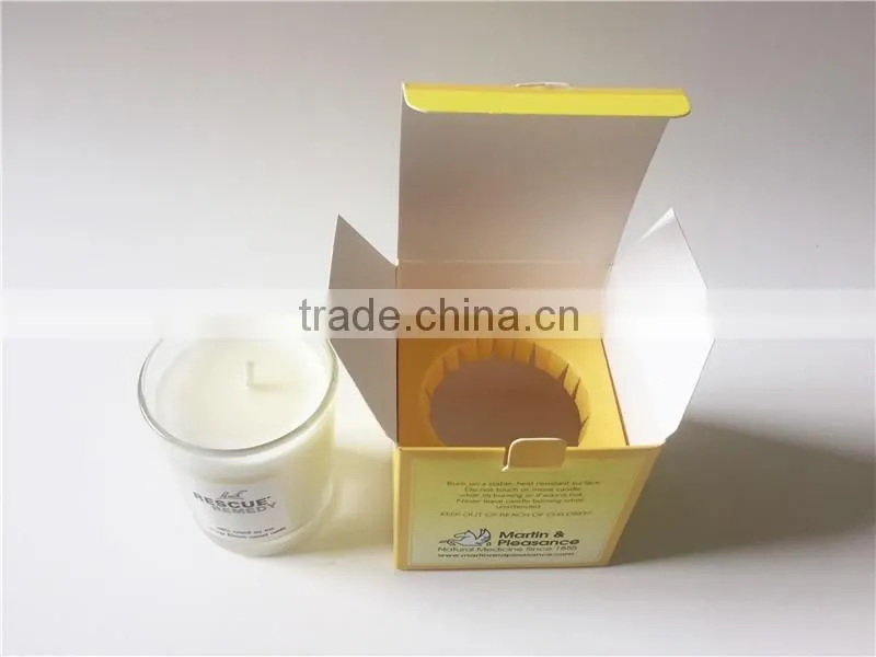 luxury square cardboard candle box with competitive price