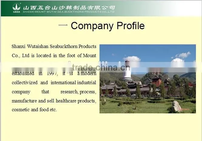 Seabuckthorn fruit oil capsules with good price