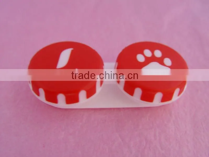 kaida 2015 new plastic sclera contacts lenses case