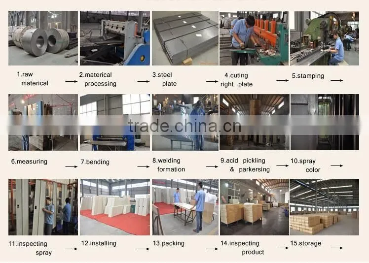 high quality all steel cheap lab side tables with drawers in industrial plant