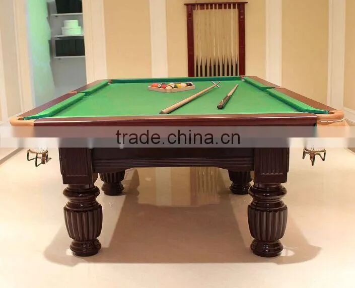 Professional production billiard tables for sale / pool table with green cloth