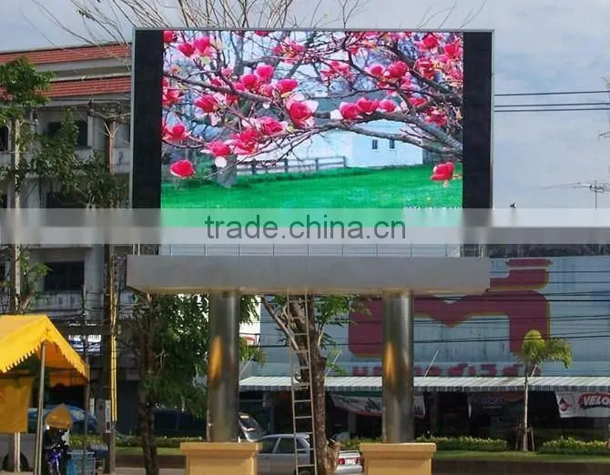alibaba express innovative product p16 outdoor big square double sided mobile led screen