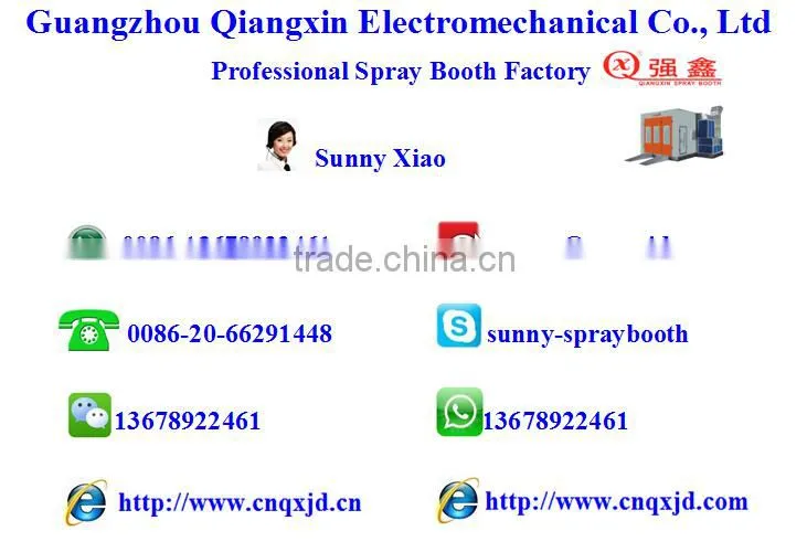 used auto paint booth with basement(electric heating type)