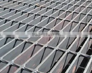Hot dipped galvanized open mesh grating