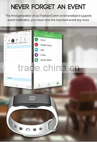 2016 Bluetooth 4.0 Bracelet, fitness smart activity tracker, motion detection