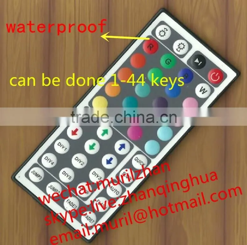 Mini 18 Keys Waterproof IR Remote Control with NECC/RC5 Code for MP3 ,Audio/Video Player