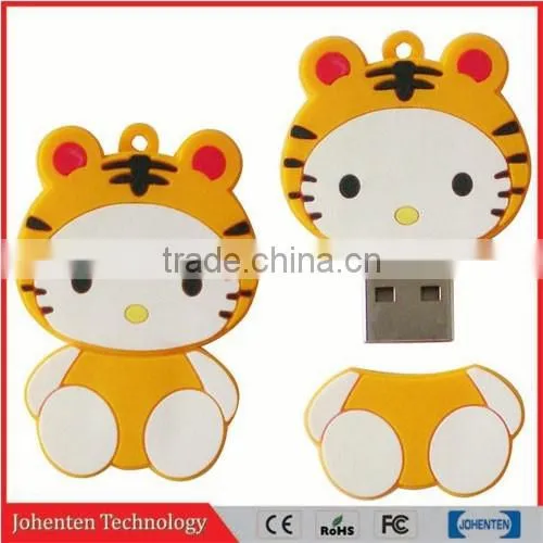 Beautiful Plastic Logo Print Bulk 1GB to 128GB mini USB Flash Drives