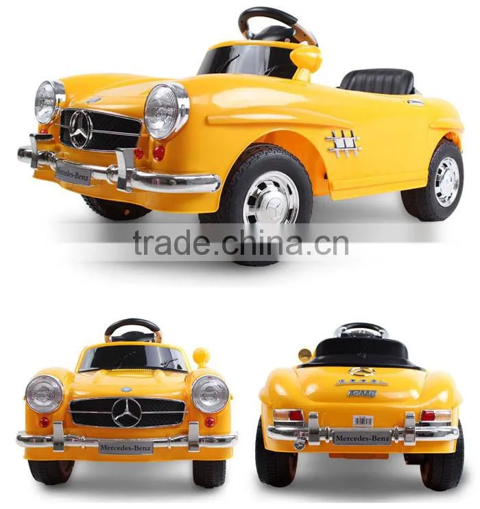 Rc ride on kids car mercedes benz licensed remote control ride on car