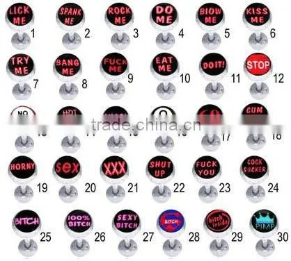 69 Logo Monroe Lip Jewelry Surgical Steel Body Jewelry