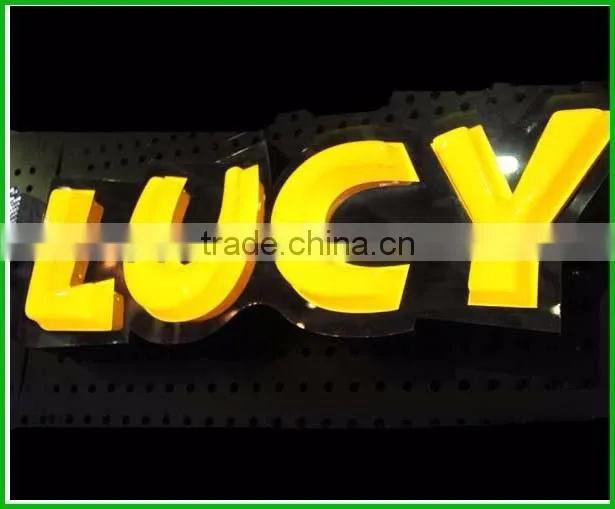 Go!!!Waterproof Led Illuminated Embossing Led Letter Box Sign