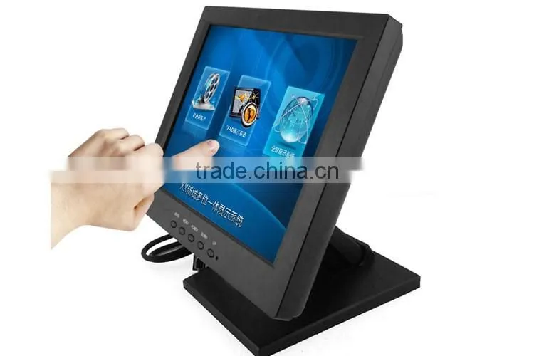 VGA and DVI signal input touch screen monitor monitor touch