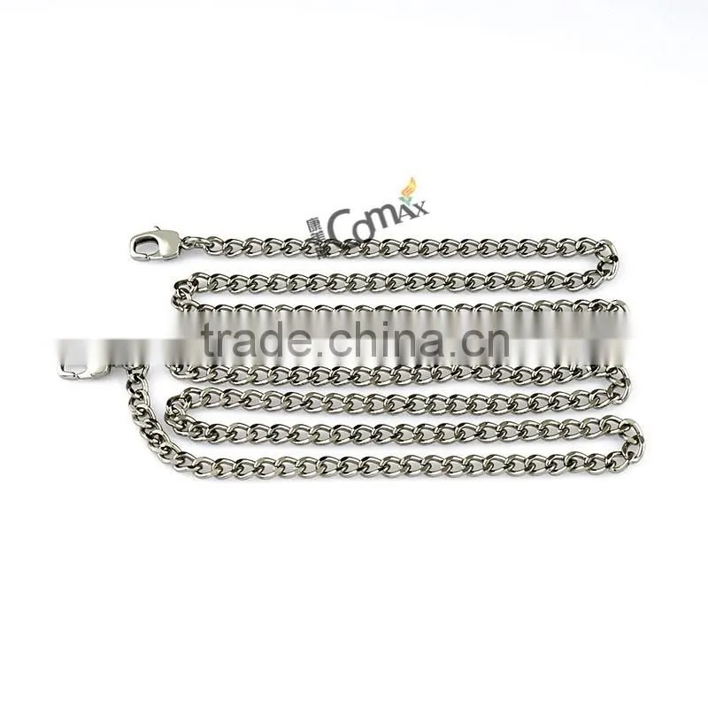 Popular long metal chain for handbag with hook
