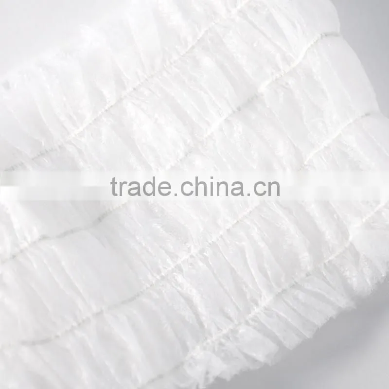 disposable women wide elastic hair bands for spa