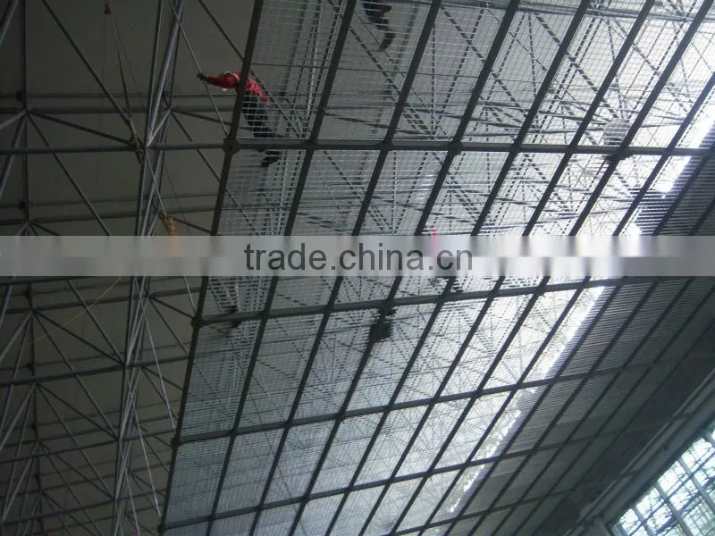 integrated ceiling,sprung roof,workshop ceiling steel grating