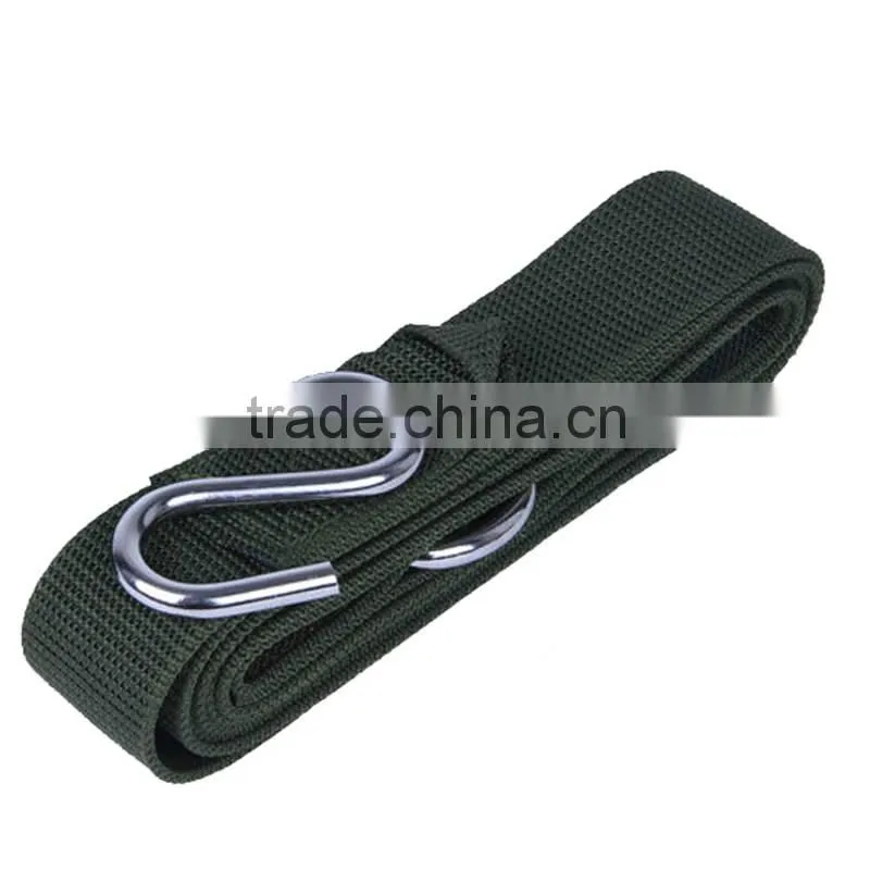 durable black heavy load hanging ribbon for hammock