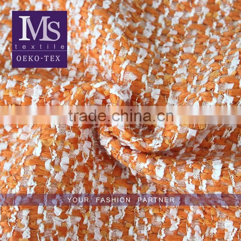 Elegant polyester wool fabric, Soft Wool polyester rayon blend fabric for garments
