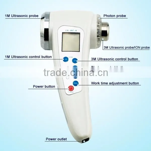 multifunctional spa equipment skin care device palse wasve EMS LED skin care