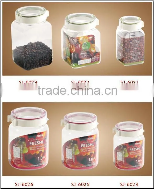 Plastic canned seal pot with lid