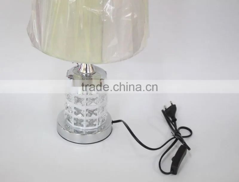 No.1 yiwu exporting commission agent wanted Table Lighting Home Decorative Crystal Lamp Bedside Lamps