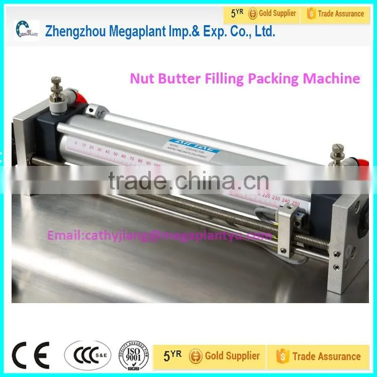 Full Stainless Steel 20ML Nut Butter Filling Packing Machine with Heating and Mixing