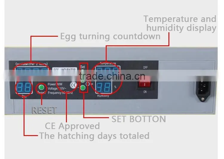 HHD Full Automatic incubator for sale in malaysia with CE approved