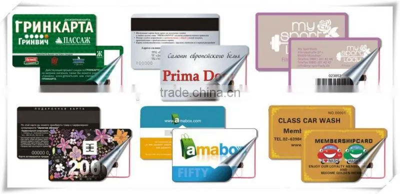 Top quality passive 13.56MHz PVC RFID card